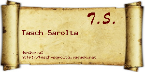 Tasch Sarolta névjegykártya